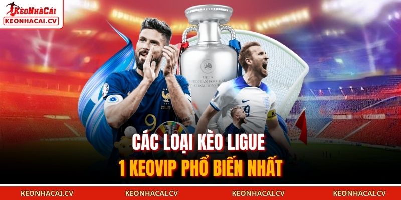 Các loại kèo Ligue 1 KEOVIP phổ biến nhất
