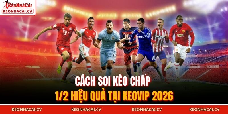 Cách soi kèo chấp 1/2 hiệu quả tại KEOVIP 2026