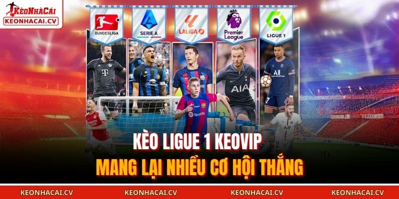 Kèo Ligue 1 KEOVIP mang lại nhiều cơ hội thắng