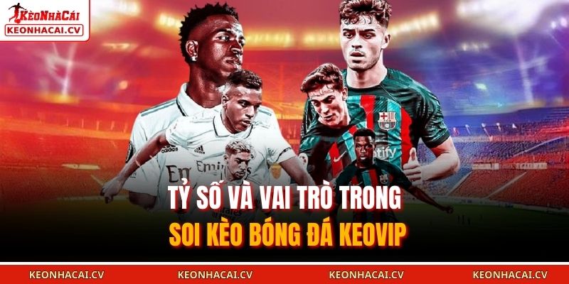 Tỷ số và vai trò trong soi kèo bóng đá KEOVIP